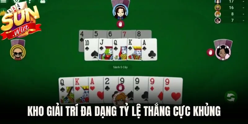 Kho giải trí đa dạng tỷ lệ thắng cực khủng