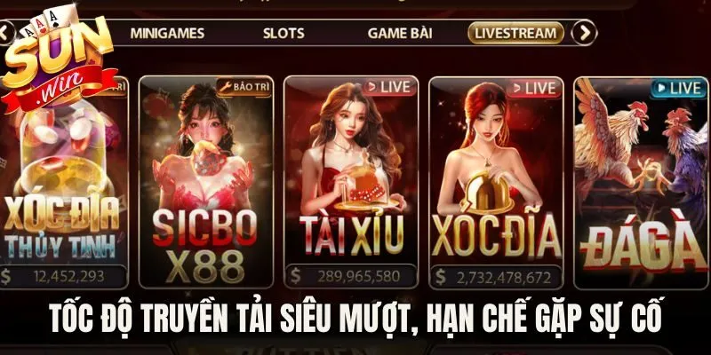 Tốc độ truyền tải siêu mượt, hạn chế gặp sự cố