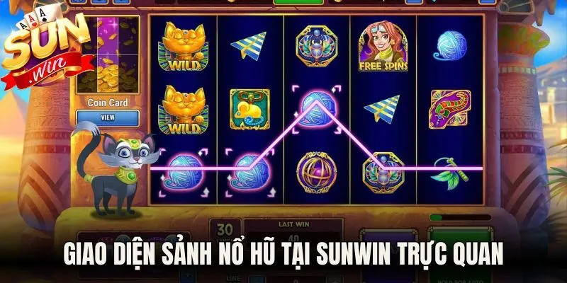 Giao diện sảnh nổ hũ tại Sunwin vô cùng trực quan