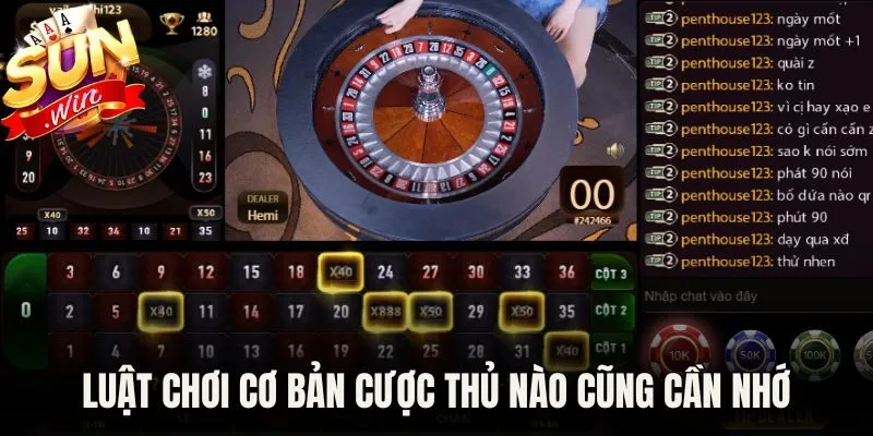 Luật chơi cơ bản cược thủ nào cũng cần nhớ